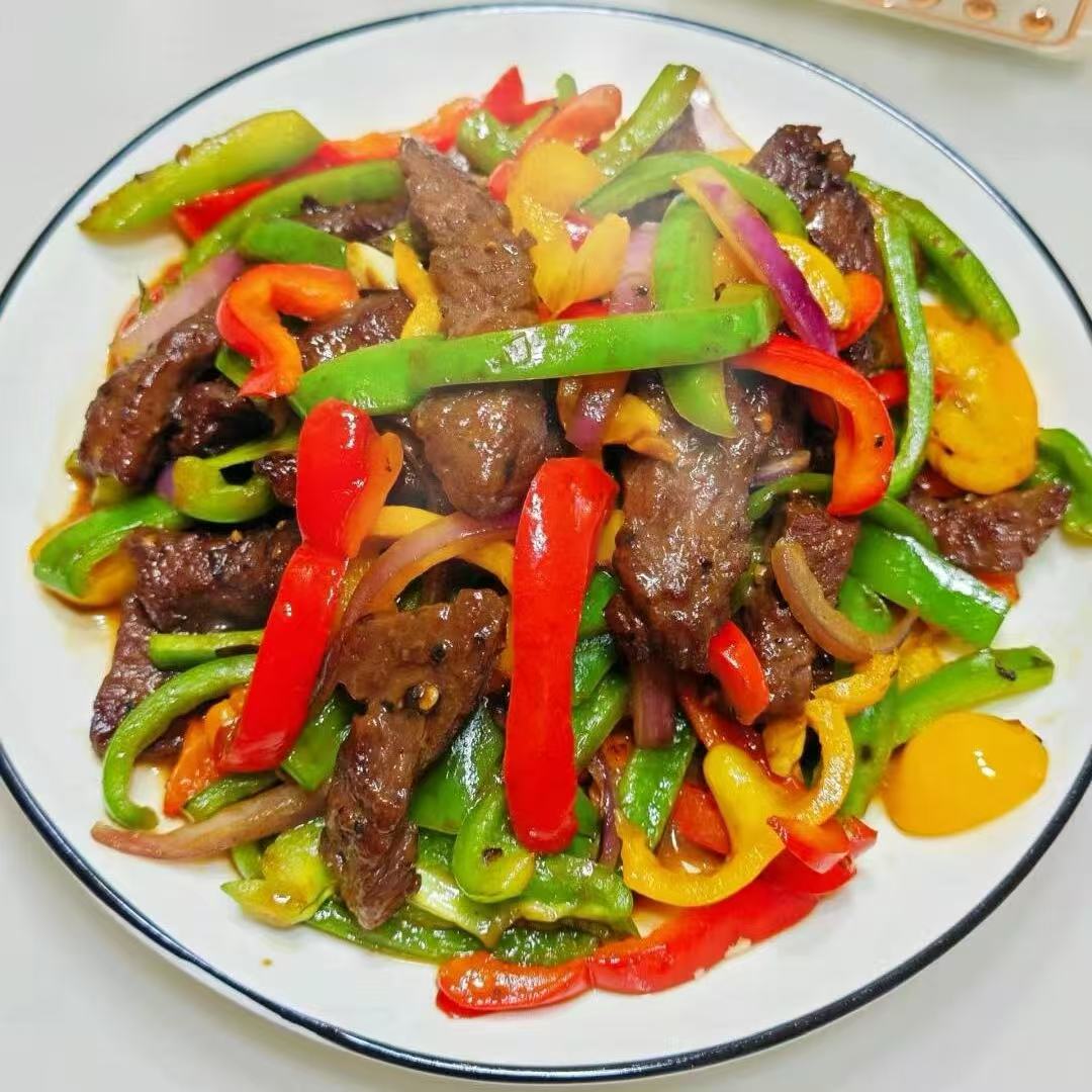 8月13日周四(F餐)精品菜:豉椒炒牛肉