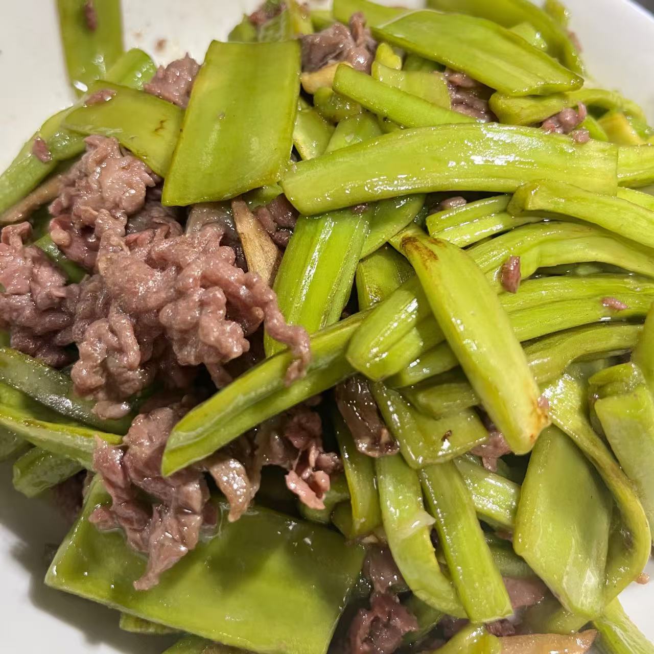 7月19日周日(I餐)精品菜:贡菜炒牛肉