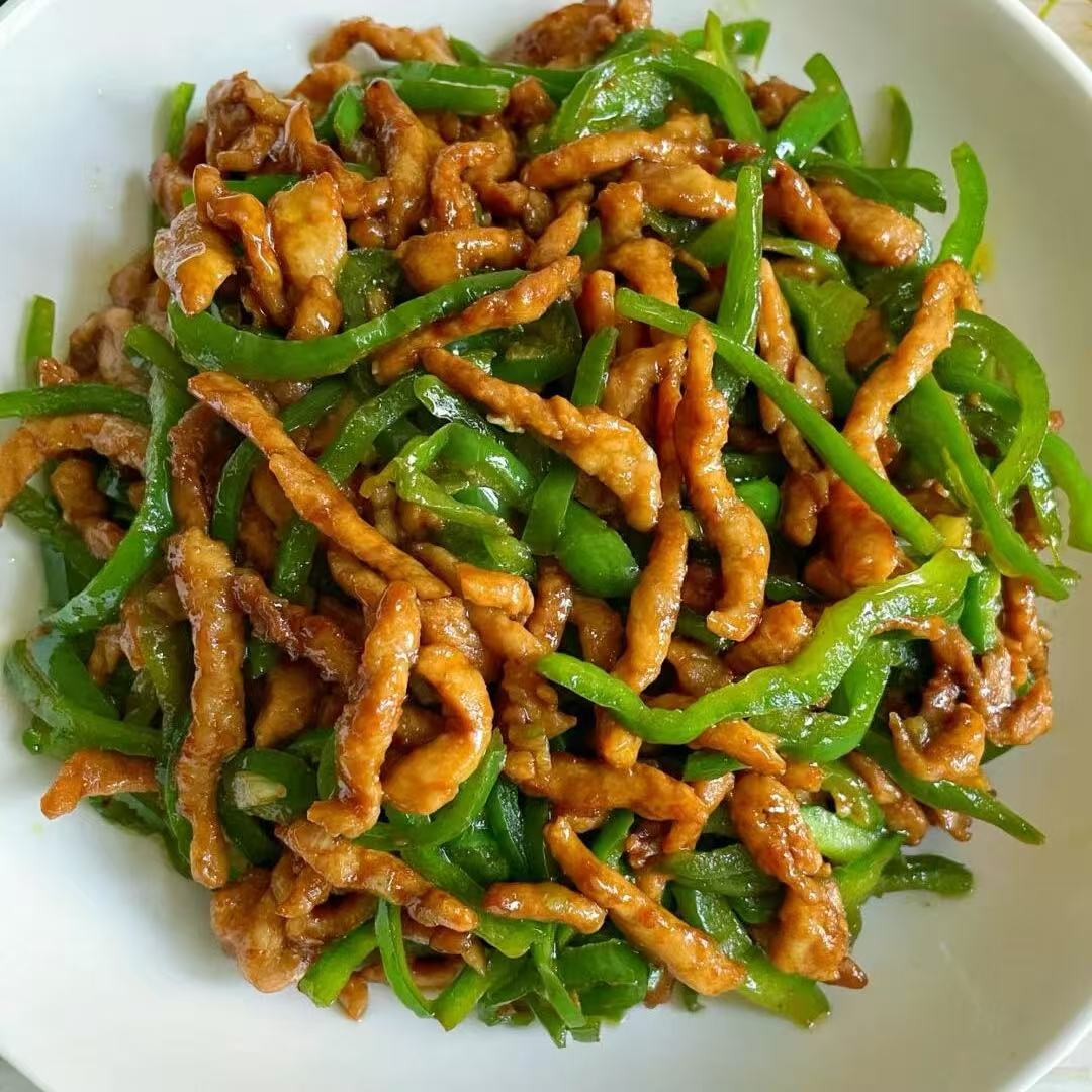 3月17日周二(F餐)精品菜:尖椒肉丝🌶️(当日订单满💲36即可免费配送,如果单独订此餐,需额外支付$10派送费)