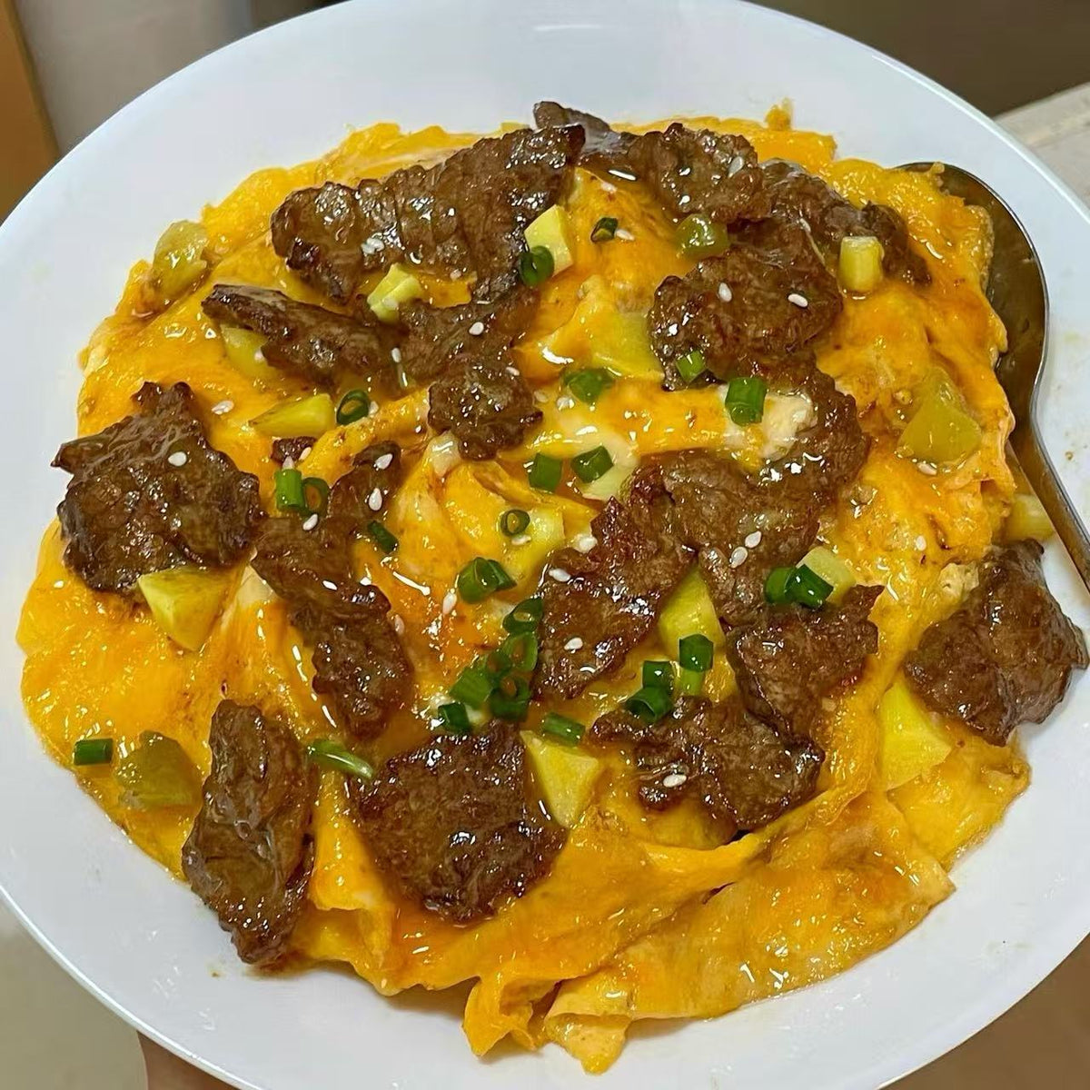 9月29日周二(I餐)精品菜:牛肉炒滑蛋