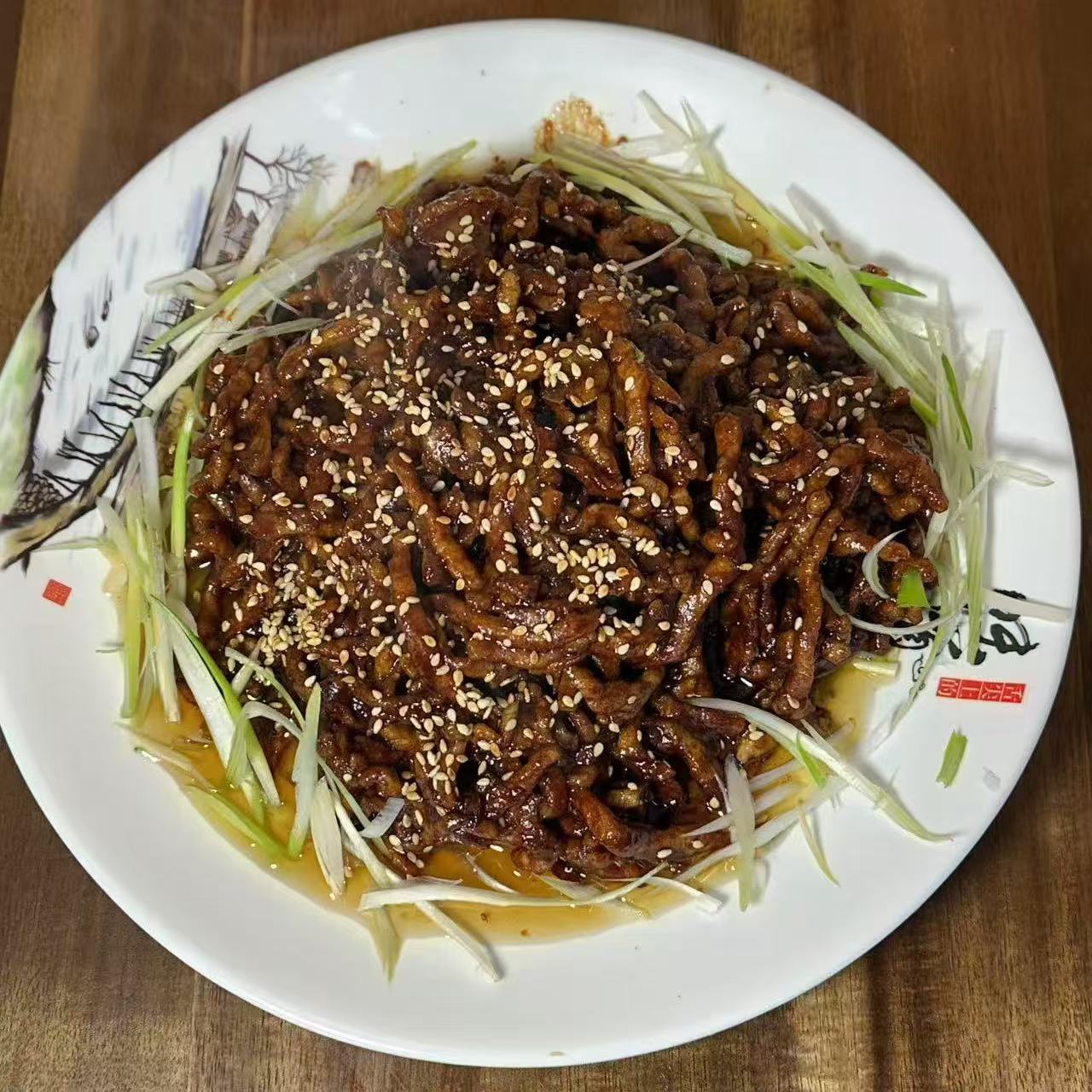 8月18日周二(F餐)精品菜:京酱肉丝