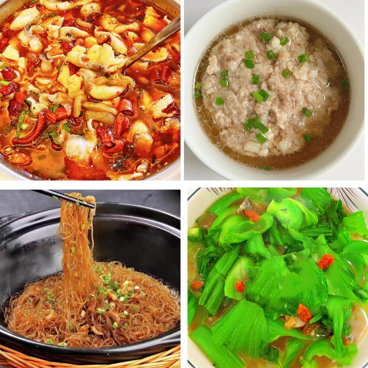 3月16日周一(A餐)无辣不欢:豆花黑鱼片🌶️ 香菇蒸肉饼 节瓜海米粉丝煲 上汤芥菜