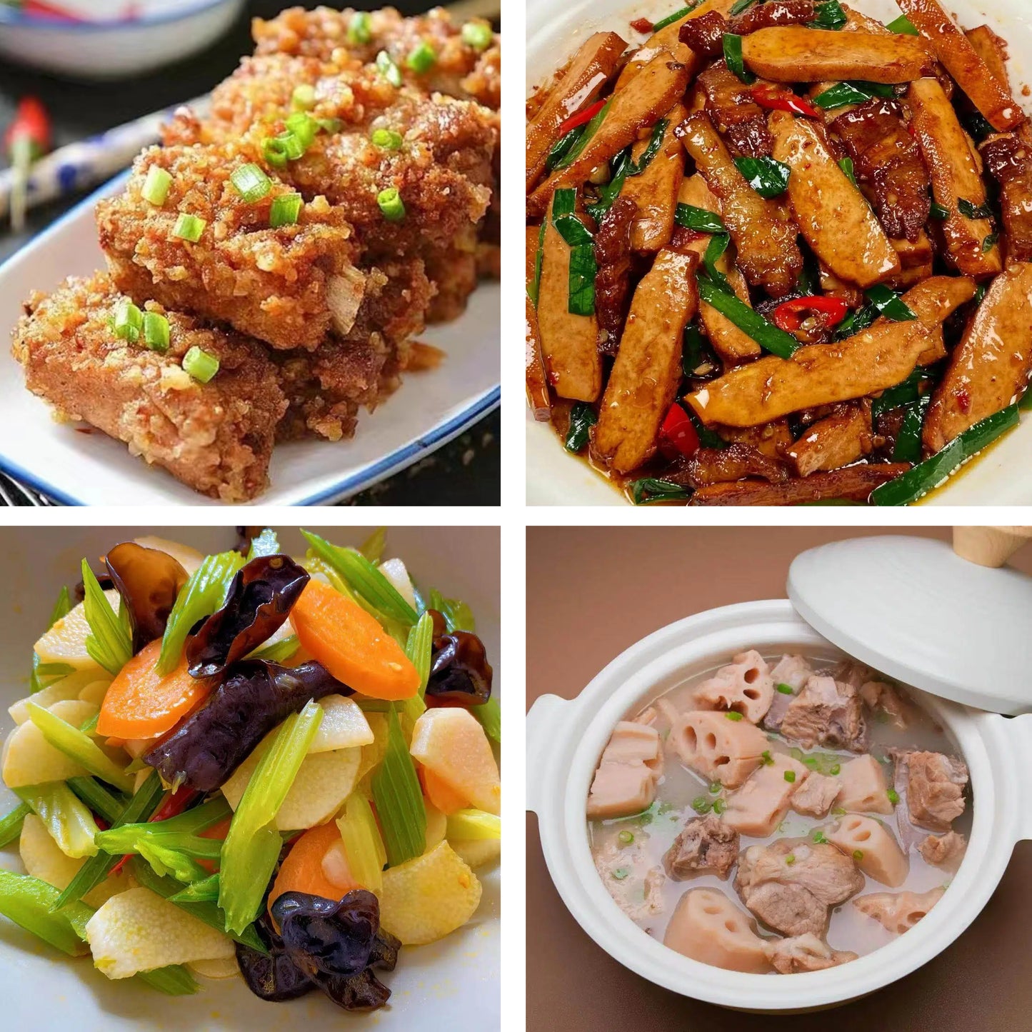 12月9日周二(A餐)无辣不欢:粉蒸排骨 香干炒肉🌶️ 西芹炒山药 莲藕排骨汤