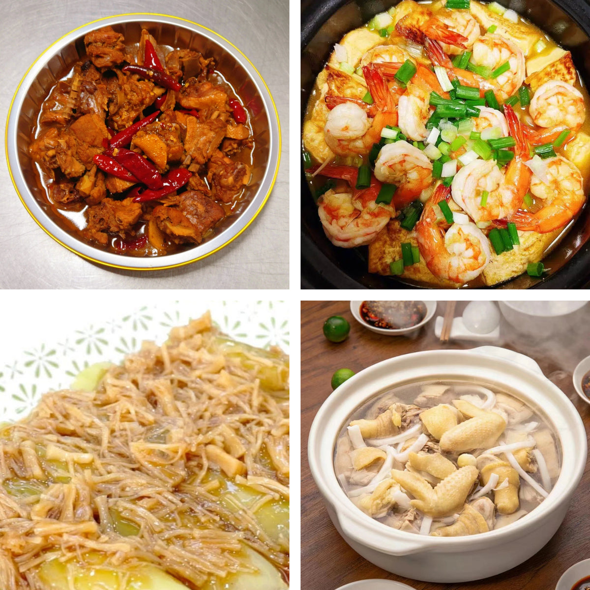 9月8日周二(A餐)无辣不欢:啤酒鸭🌶️ 海鲜豆腐煲 瑶柱瓜脯 海南椰子鸡汤