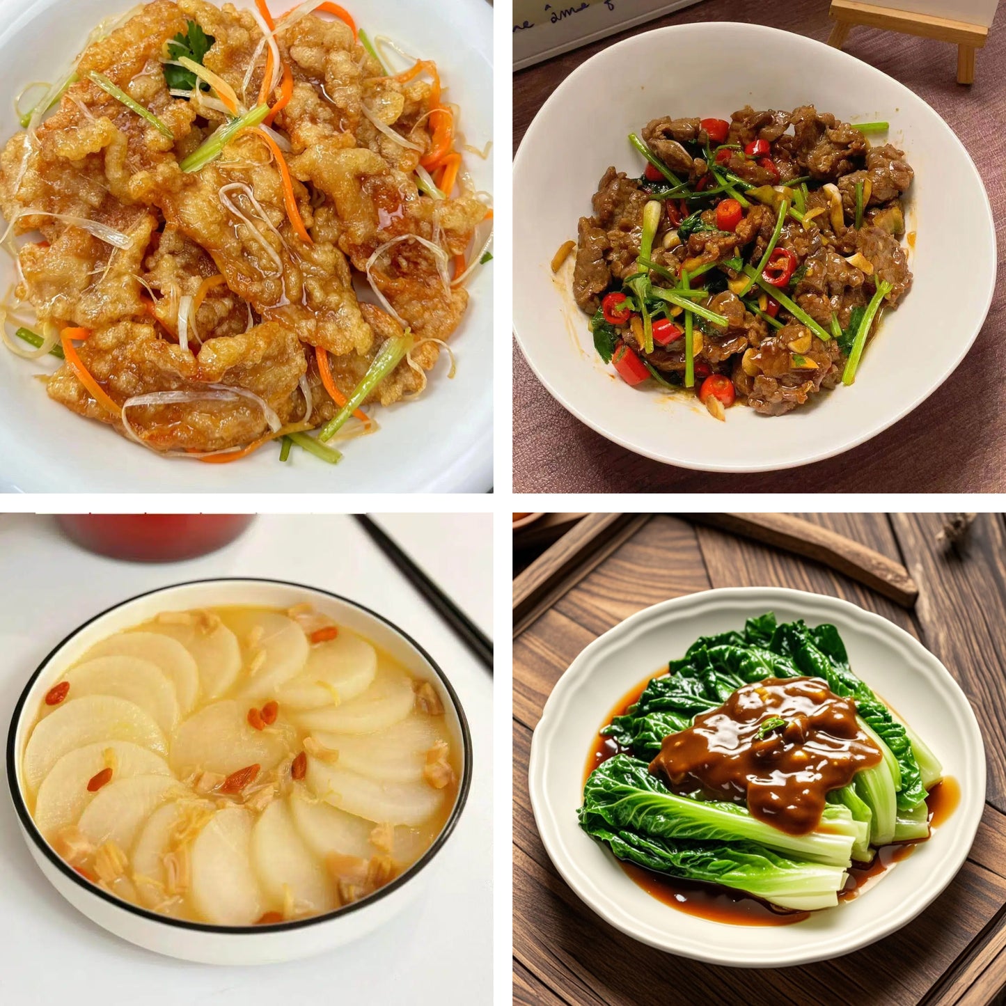 7月17日周五(A餐)无辣不欢:糖醋锅包肉 小炒黄牛肉🌶️ 鸡汤萝卜 蚝油生菜