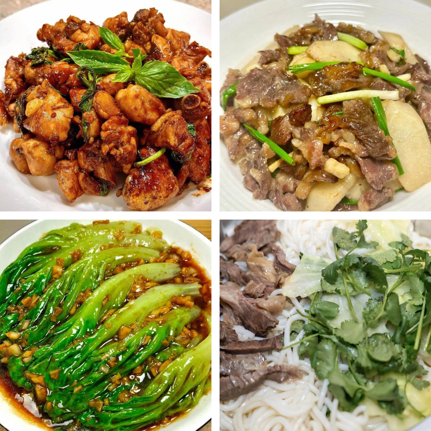 8月26日周三(B餐)家乡菜:石锅三杯鸡 山药炒牛肉 白灼生菜 清汤牛腱粉(2盒)