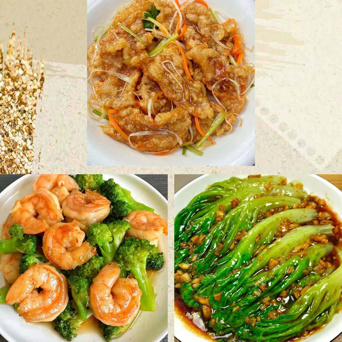6月22日周一(C餐)精致小餐:糖醋锅包肉 西蓝花炒虾仁 白灼生菜