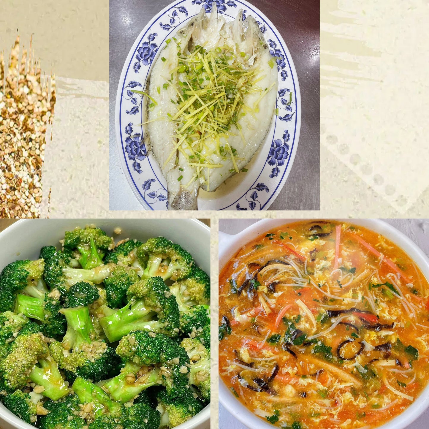 2月13日周五(D餐)精致小餐:湛江特色“一夜埕” 蒜香西兰花 酸辣汤