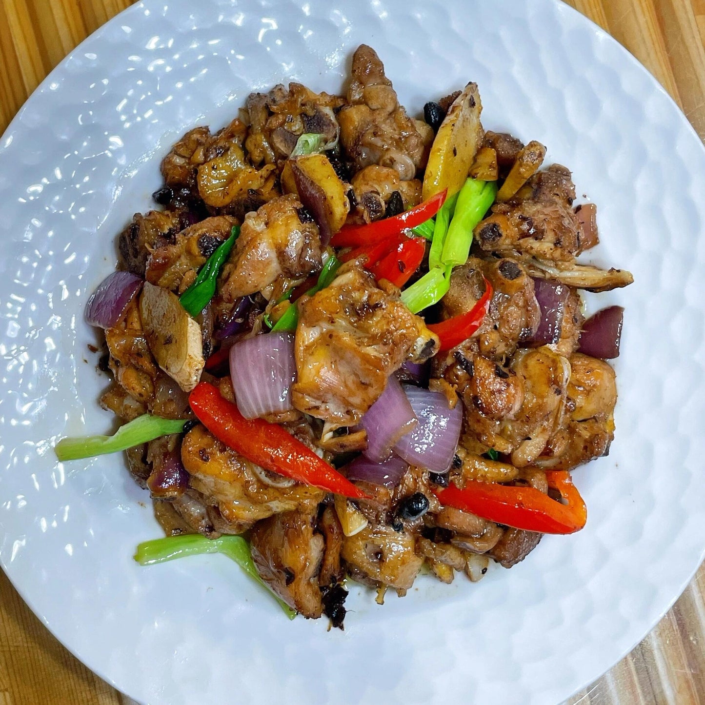 2月13日周五(I餐)精品菜:豉椒炒鸡球(当日订单满💲36即可免费配送,如果单独订此餐,需额外支付$10派送费)