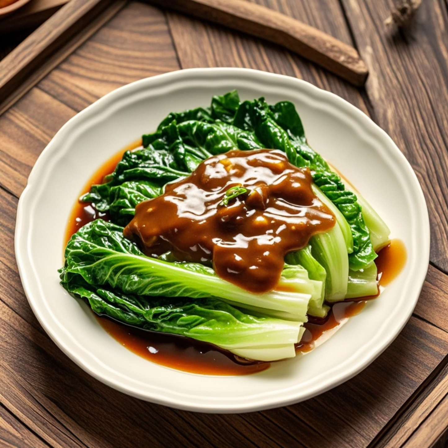 8月4日周二(G餐)精品菜:蚝油生菜