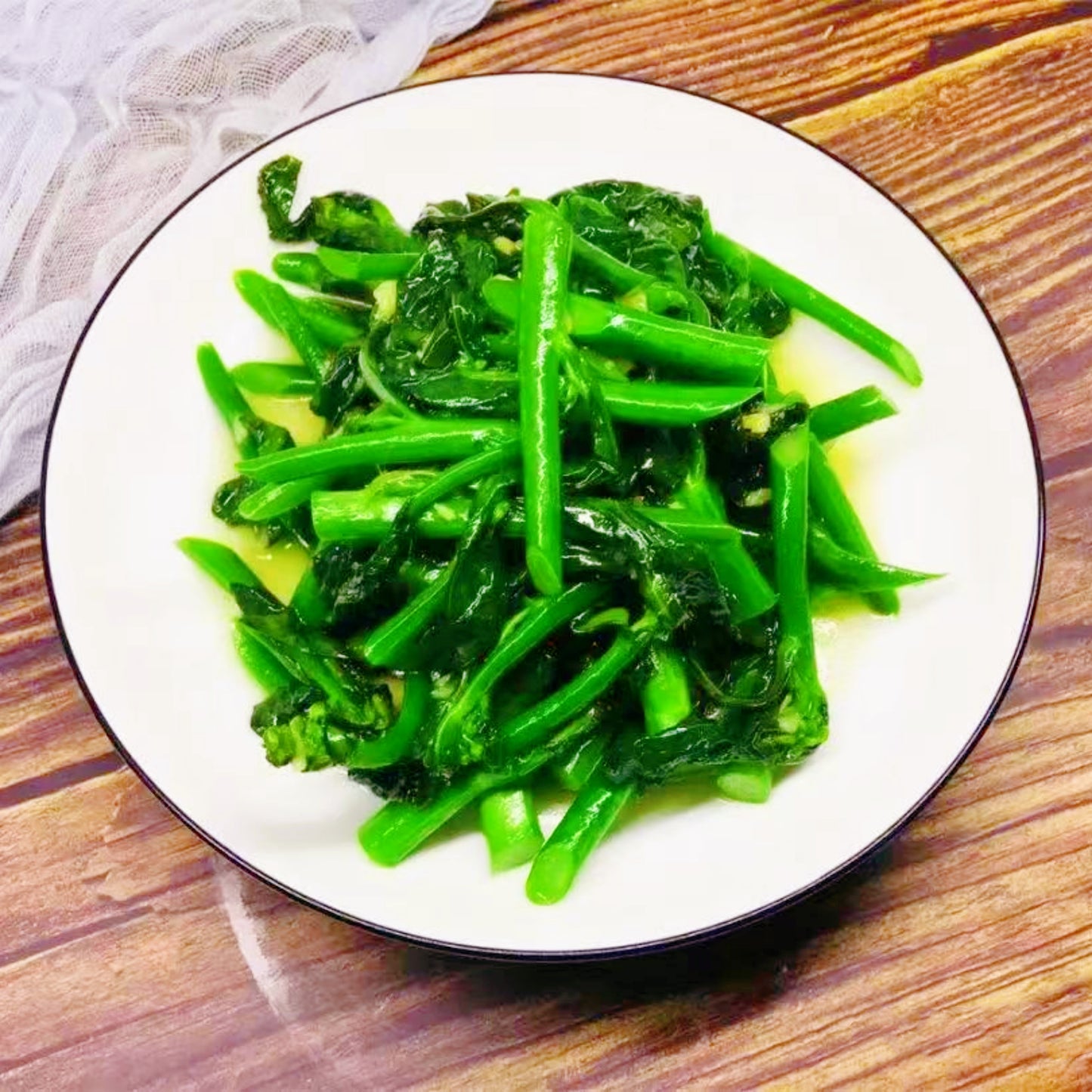8月16日周日(G餐)精品菜:蒜蓉菜心