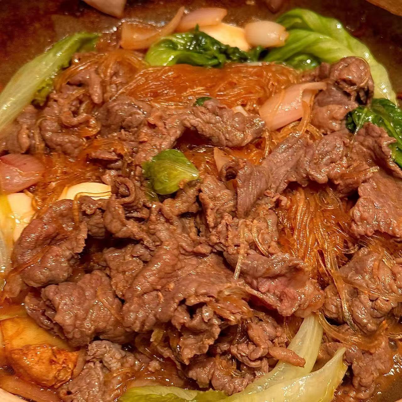 9月11日周五(I餐)精品菜:沙茶牛肉粉丝煲