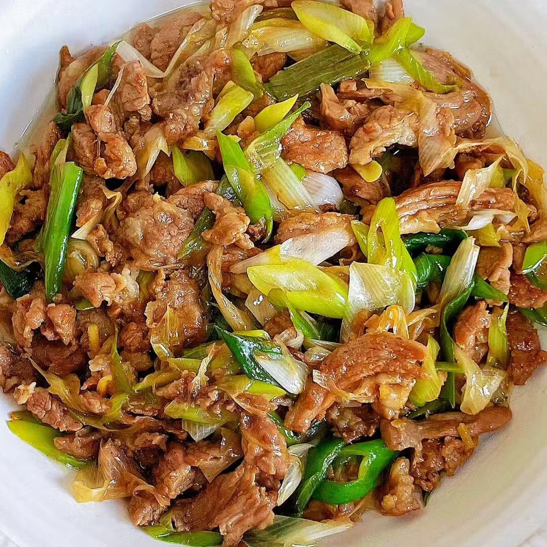 9月21日周一(F餐)精品菜:葱爆羊肉