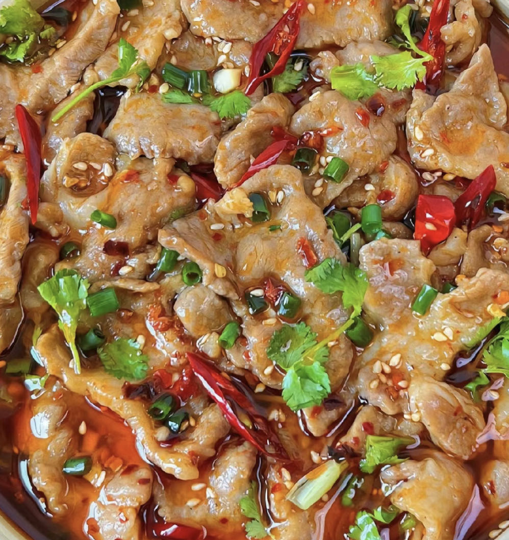 4月9日周四(E餐)精品菜:水煮牛肉🌶️