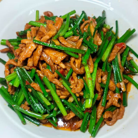 6月23日周二（I餐）精品菜：韭菜花炒肉丝