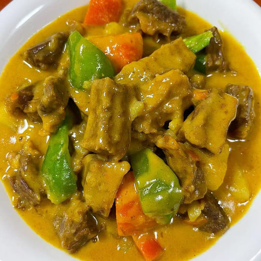 3月13日周五（H餐）精品菜：咖喱焖牛腩（当日订单满💲36即可免费配送，如果单独订此餐，需额外支付$10派送费）