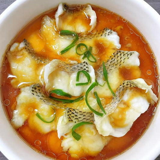 2月13日周五（F餐）精品菜：鱼片蒸蛋羹（当日订单满💲36即可免费配送，如果单独订此餐，需额外支付$10派送费）