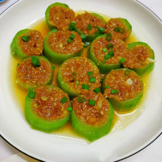 4月16日周四（G餐）精品菜：蒜蓉蒸丝瓜