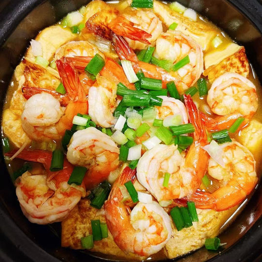 2月5日周四（H餐）精品菜：海鲜豆腐煲（当日订单满💲36即可免费配送，如果单独订此餐，需额外支付$10派送费）