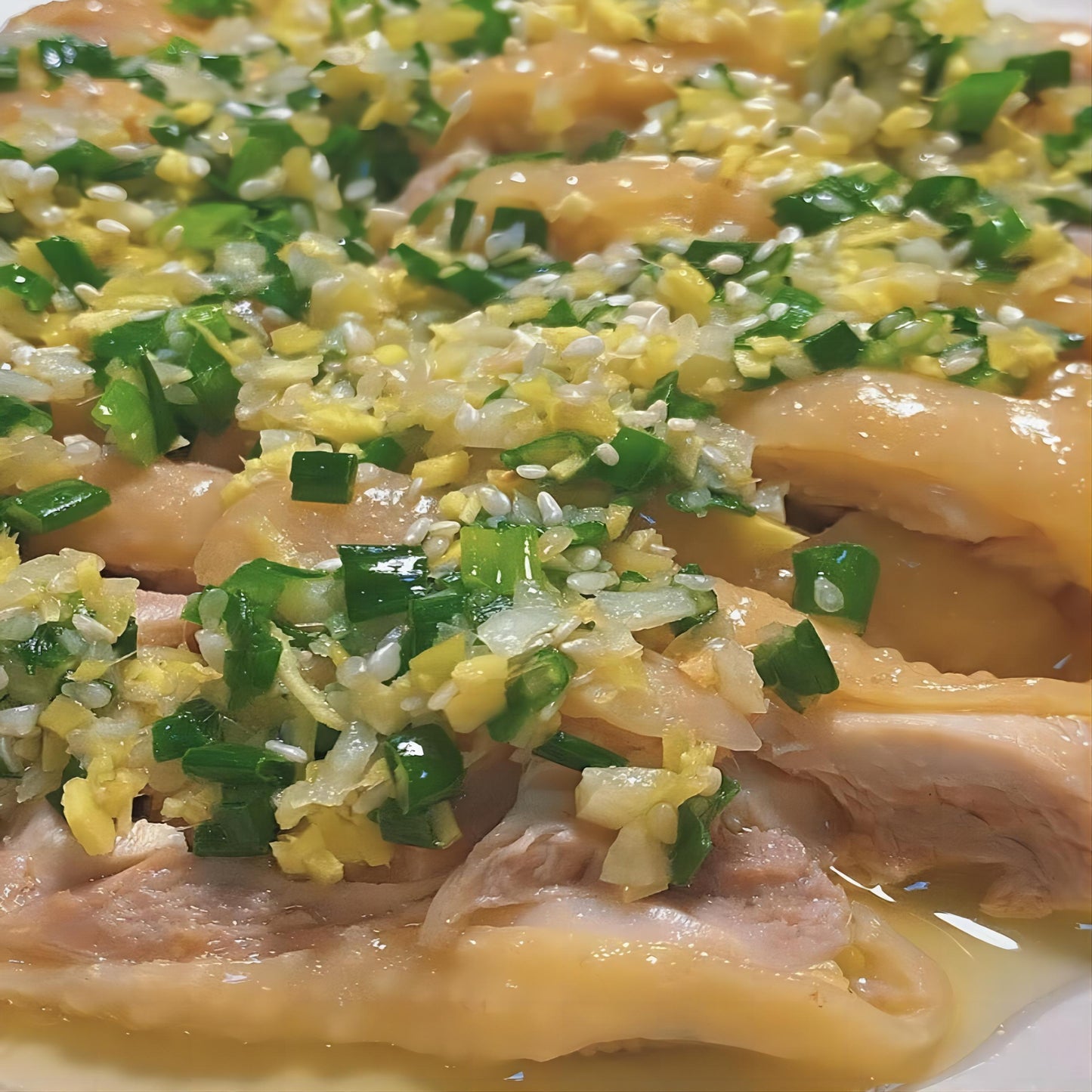 4月10日周五（H餐）精品菜：广东葱油鸡