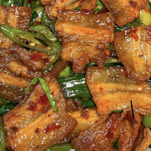 2月8日周日（F餐）精品菜：川式回锅肉🌶️（当日订单满💲36即可免费配送，如果单独订此餐，需额外支付$10派送费）