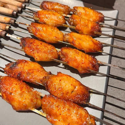 4月6日周一（H餐）精品菜：蜜汁烤鸡中翅（串）