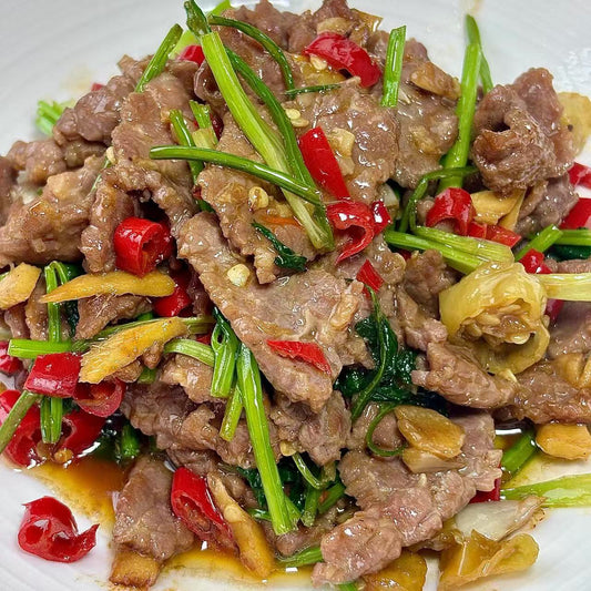 9月1日周一（E餐）精品菜：泡椒牛肉🌶️ （当日订单满💲36即可免费配送，如果单独订此餐，需额外支付$10派送费）
