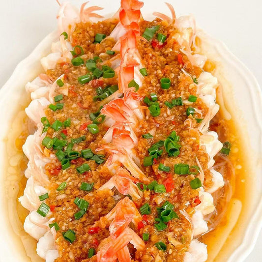 9月7日周日（I餐）精品菜：蒜蓉蒸虾（当日订单满💲36即可免费配送，如果单独订此餐，需额外支付$10派送费）