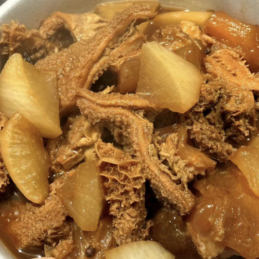 3月3日周二（H餐）精品菜：广式萝卜牛杂（当日订单满💲36即可免费配送，如果单独订此餐，需额外支付$10派送费）