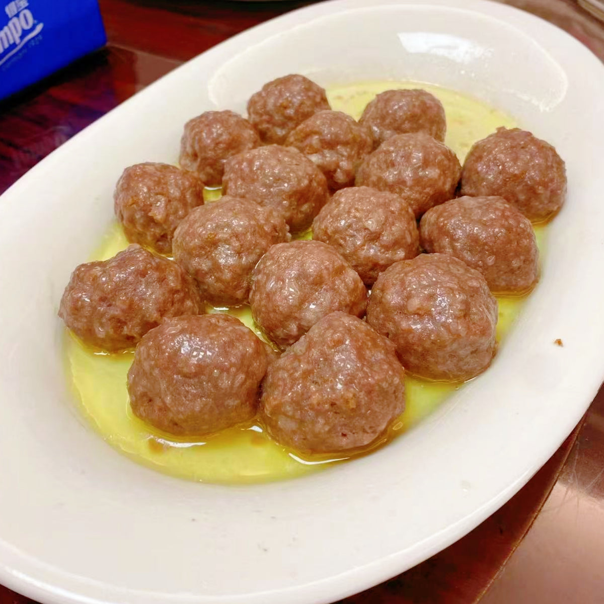 10月18日周日（F餐）精品菜：爽脆马蹄蒸肉丸