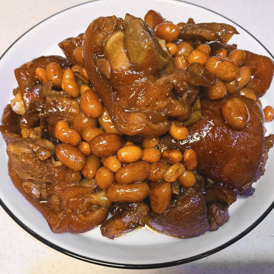 2月10日周二（H餐）精品菜：美容猪手焖花生（当日订单满💲36即可免费配送，如果单独订此餐，需额外支付$10派送费）