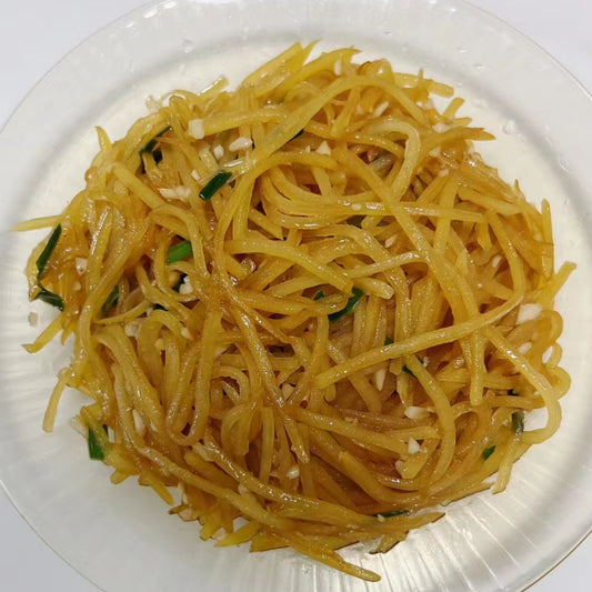 3月11日周三（G餐）精品菜：醋溜土豆丝（当日订单满💲36即可免费配送，如果单独订此餐，需额外支付$10派送费）