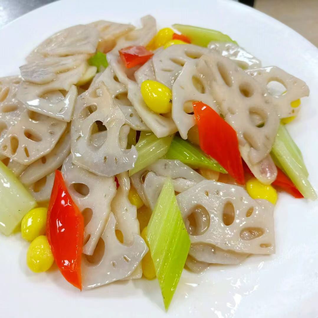 10月22日周四（G餐）精品菜：西芹炒莲藕