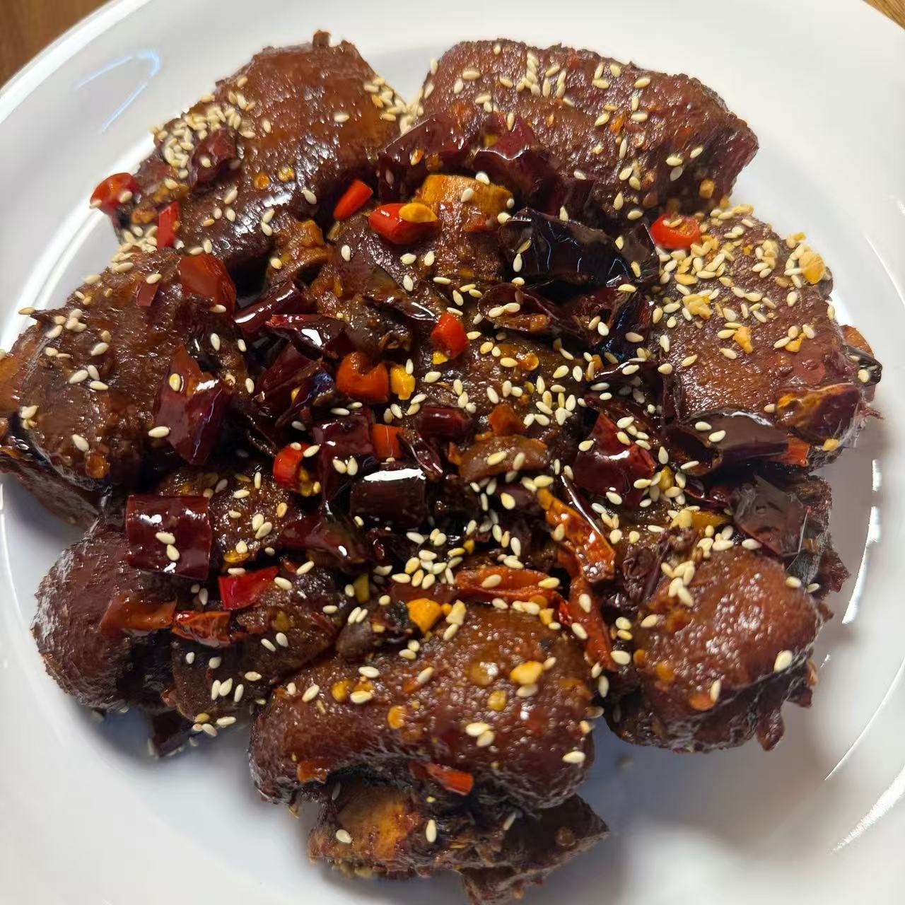 9月29日周一（E餐）精品菜：香辣美容蹄🌶️（当日订单满💲36即可免费配送，如果单独订此餐，需额外支付$10派送费）