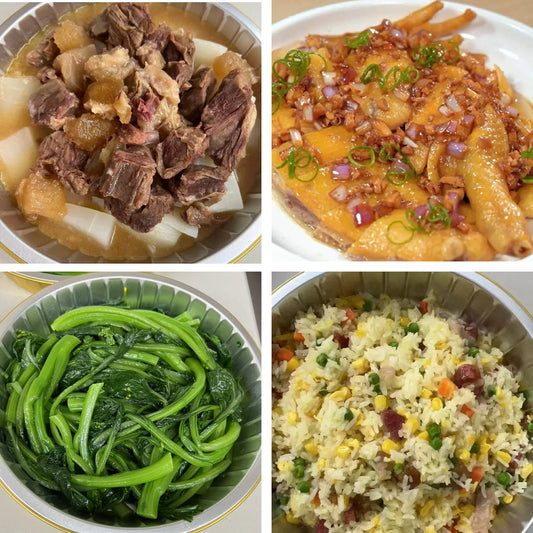 9月4日周四（A餐）无辣不欢：清汤牛腩     红葱油淋鸡     上汤油菜    顺德炒饭
