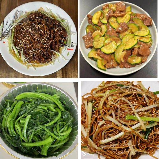 3月20日周五（A餐）无辣不欢：京酱肉丝    西葫芦炒牛肉     上汤菠菜     豉油皇炒面