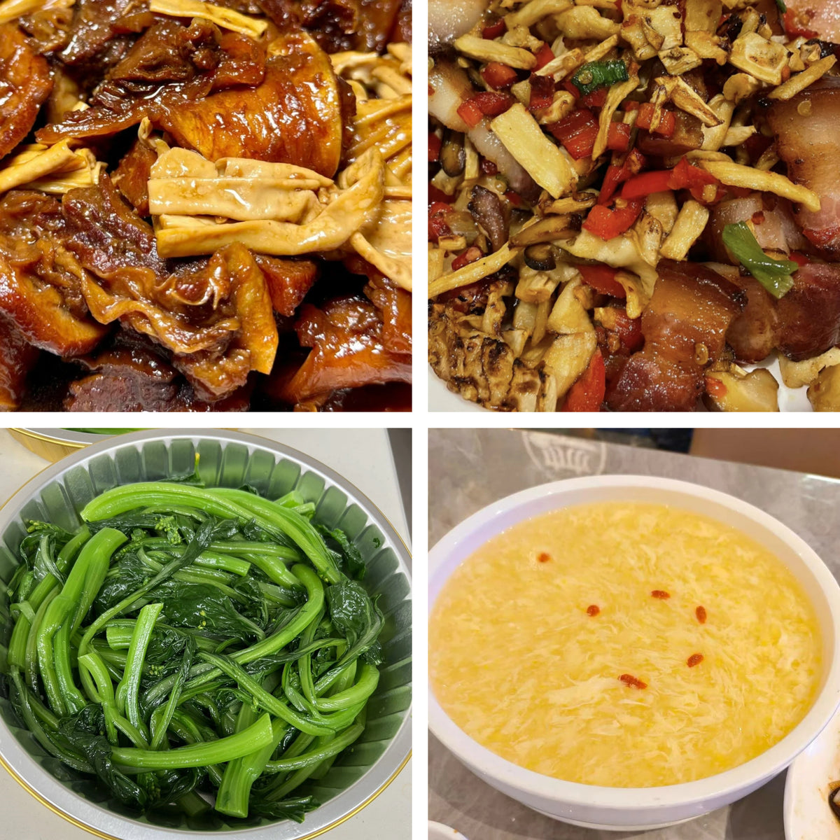 9月22日周二（A餐）无辣不欢：腐竹焖牛腩     萝卜干炒腊味🌶️    上汤油菜     鸡蓉玉米羹