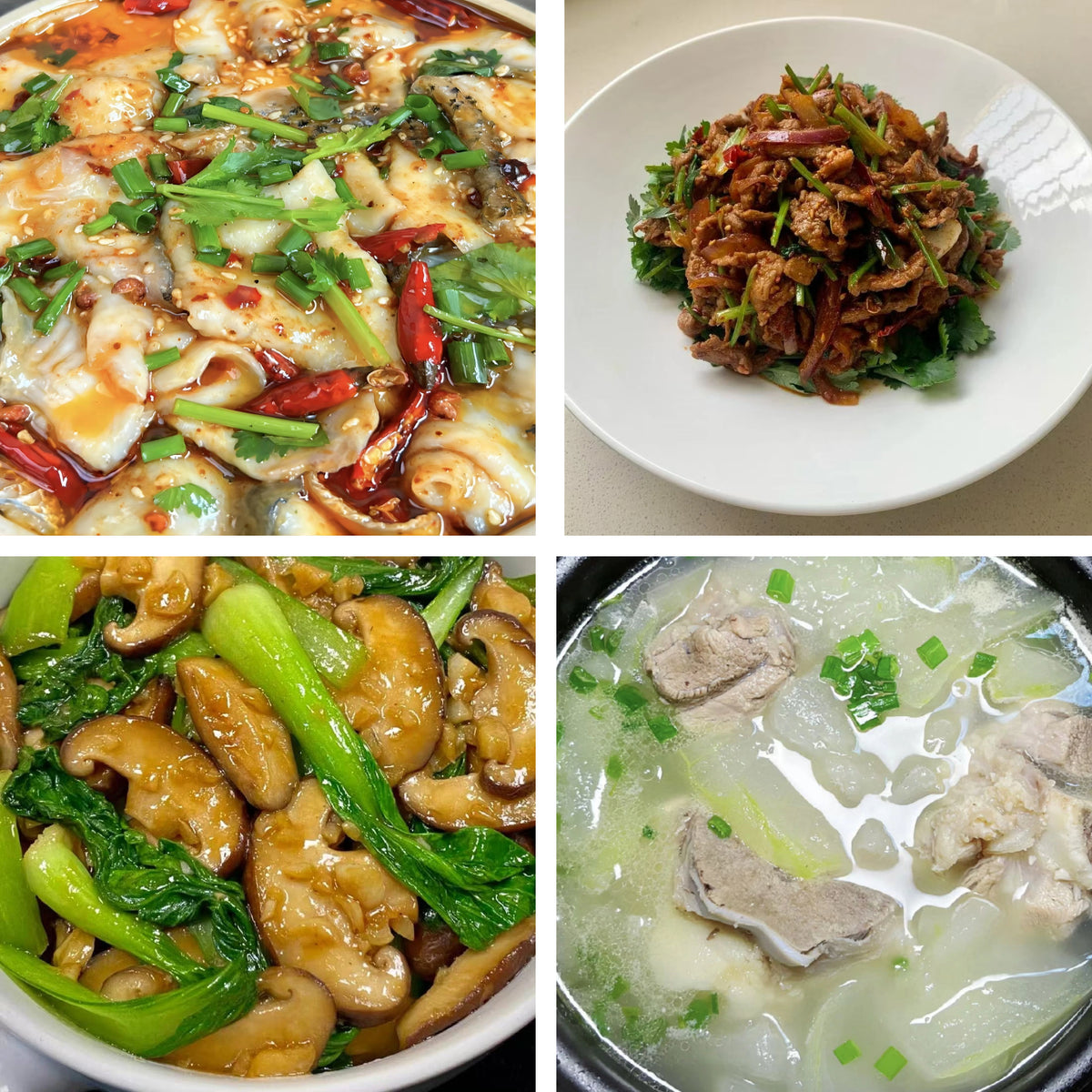 10月8日周四（A餐）无辣不欢：麻辣沸腾鱼片🌶️     孜然羊肉     花菇油菜    冬瓜大骨汤