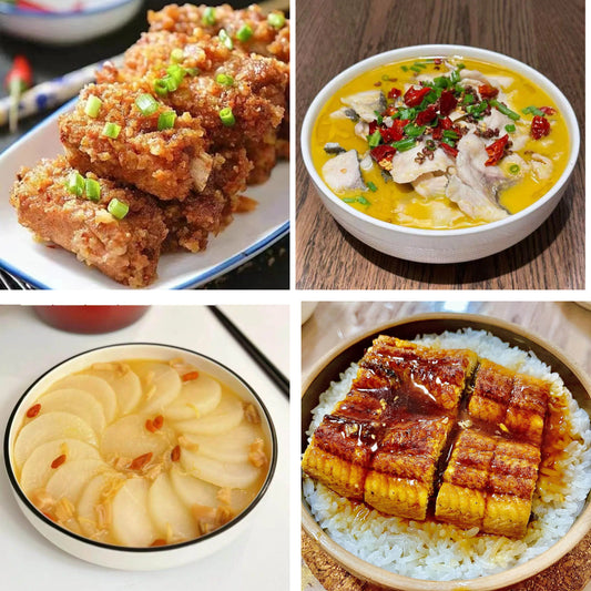 3月18日周三（A餐）无辣不欢：粉蒸排骨     金汤鱼片🌶️     鸡汤萝卜     鳗鱼钵仔饭（2钵）