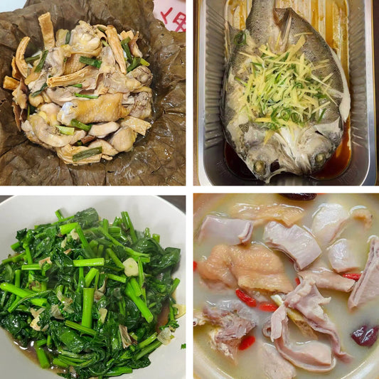 4月15日周三（A餐）无辣不欢：荷叶蒸滑鸡     清蒸鲈鱼     清炒油菜    胡椒猪肚鸡汤