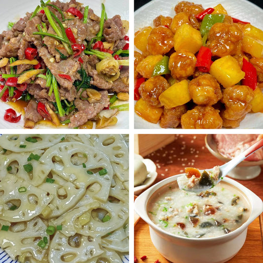 8月12日周三（A餐）无辣不欢：泡椒牛肉🌶️     菠萝咕咾肉     南乳炒藕片    皮蛋瘦肉粥