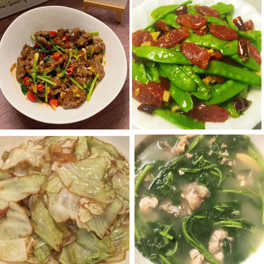 3月19日周四（A餐）无辣不欢：小炒黄牛肉🌶️    甜豆炒腊味     手撕包菜    龙骨西洋菜汤