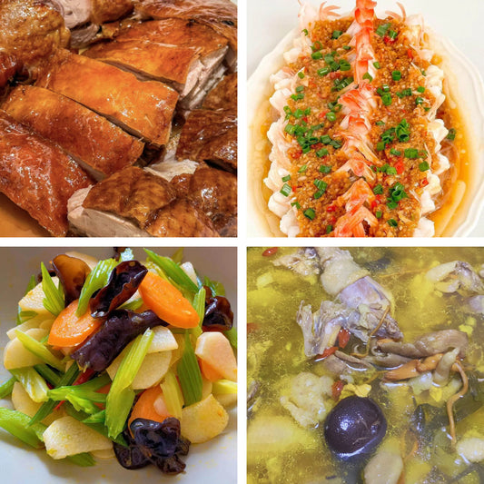 3月8日周日（A餐）无辣不欢：广东烧鸭     蒜蓉蒸虾    西芹炒山药    菌菇土鸡汤