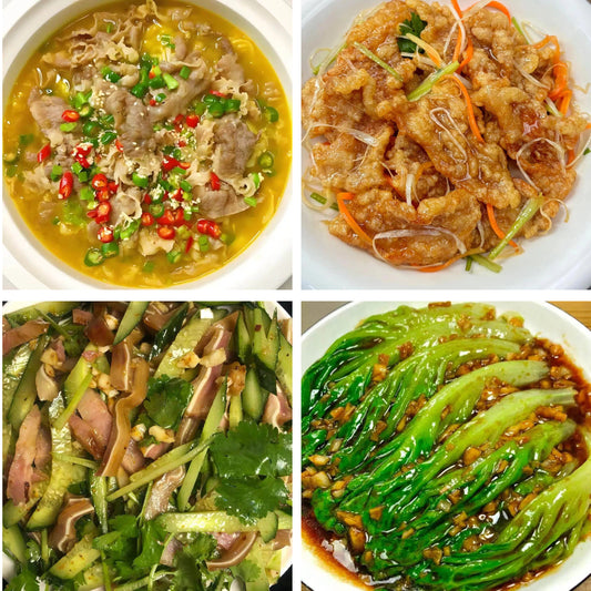 6月22日周一（A餐）无辣不欢：金针菇肥牛🌶️    糖醋锅包肉     黄瓜拌猪耳    白灼生菜