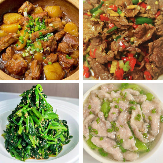 12月11日周四（A餐）无辣不欢：土豆炖排骨    农家小炒肉🌶️     日式凉拌菠菜    丝瓜肉片汤