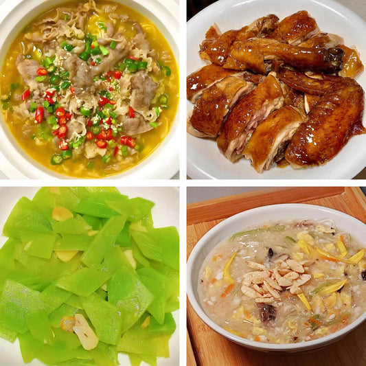 8月5日周三（A餐）无辣不欢：金针菇肥牛🌶️     易佰招牌豉油鸡     清炒莴笋     三丝仿肚羹