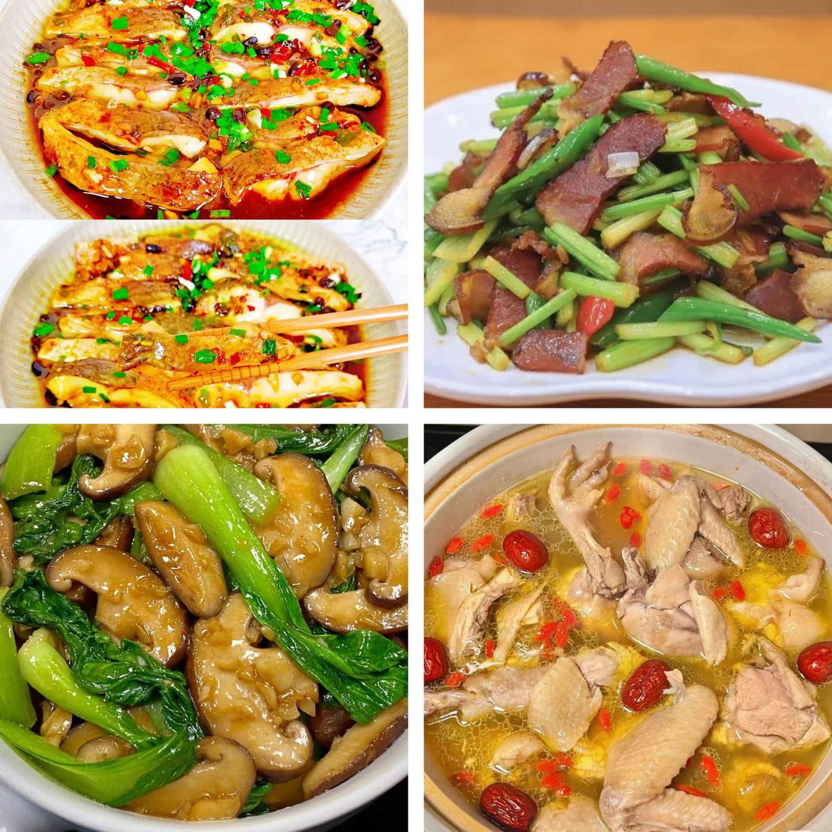 11月8日周日（B餐）家乡菜：豉汁蒸清江鱼    时蔬炒腊味     花菇油菜    养颜滋补鸡汤