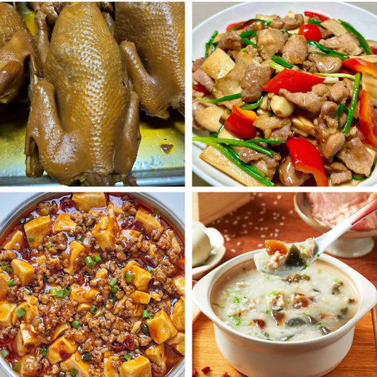 2月26日周四（B餐）家乡菜：酱香土鸡（整只）    杏鲍菇炒肉片    肉沫豆腐     皮蛋瘦肉粥