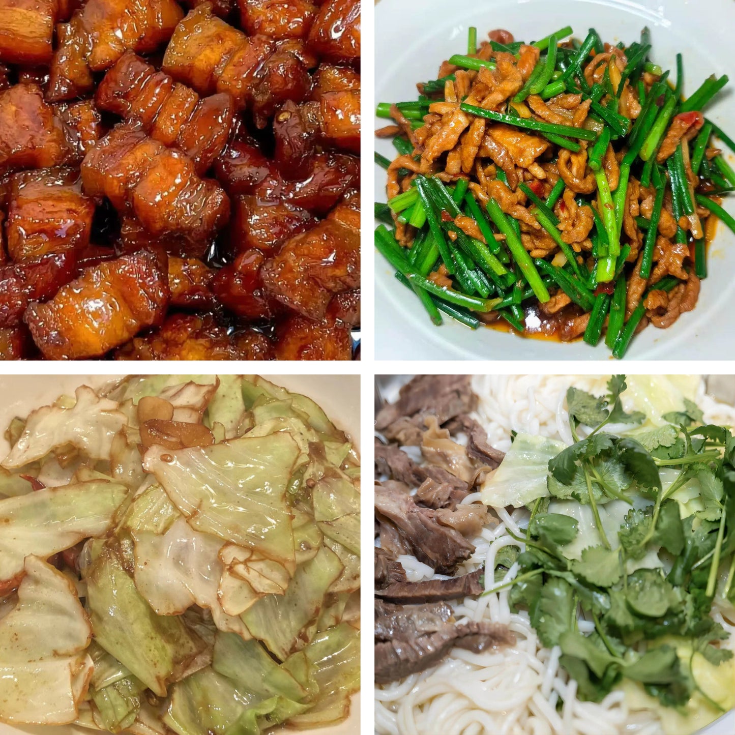6月23日周二（B餐）家乡菜：台式卤肉     韭菜花炒肉丝   干锅包菜    清汤牛腱粉（2盒）