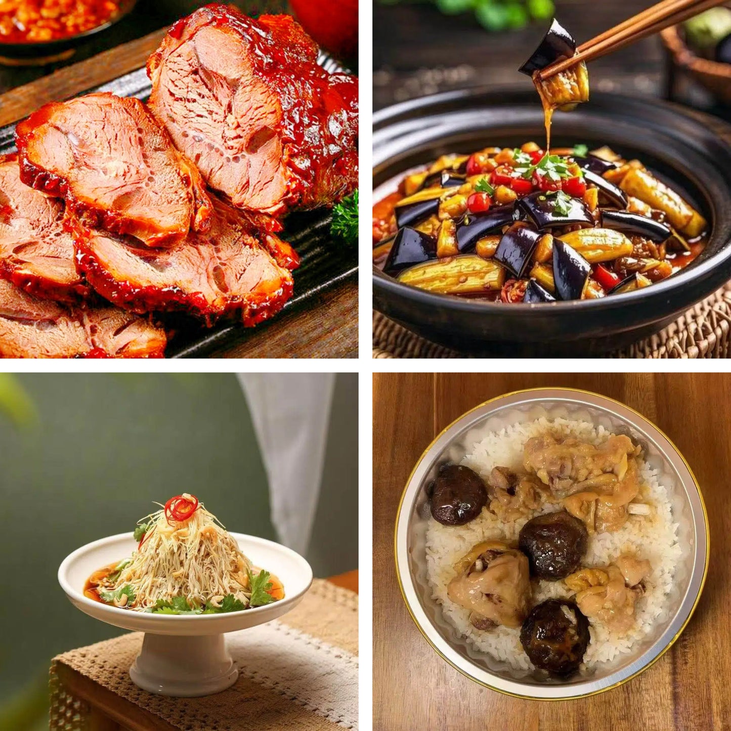 7月22日周三（B餐）家乡菜：香卤牛腱    咸鱼鸡粒茄子煲     鲜虾火腿大煮干丝    香菇滑鸡钵仔饭（2钵）